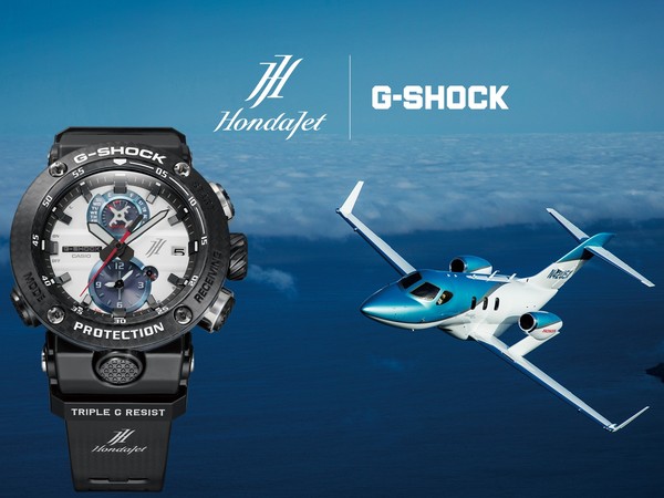 G-SHOCK联名商务喷射机俏皮飞机指针、规格印表带